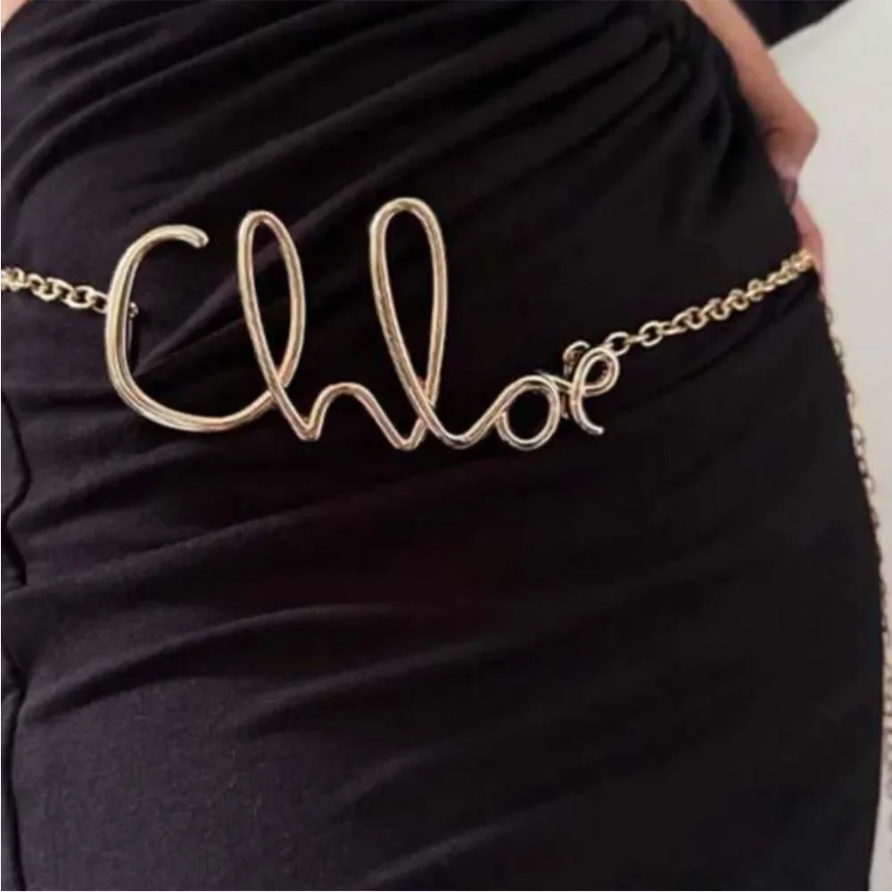 Gold Chain Belt B9